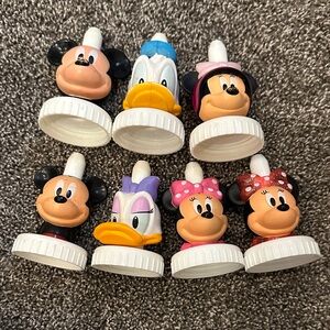 Disney Character Bottle Caps Set